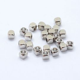 Misiņa starplika "Cube", 3x3x3 mm, 10 gab., 1 soma
