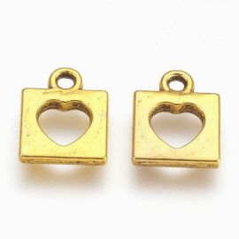 Pakabukas "Spynelė", 14x11x2 mm, 4 vnt., 1 maišelis