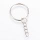 Key ring with chain, 25 mm, 10 pcs., 1 bag MD2026