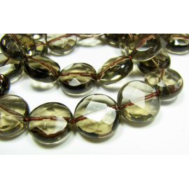 Smoke quartz beads 12 mm Class A