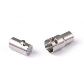 Magnetic clasp, 15x5 mm, 2 pcs., 1 bag MD2028