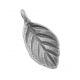 Anhänger "Blatt", 18x8x1 mm, 4 Stk., 1 Beutel MD2037