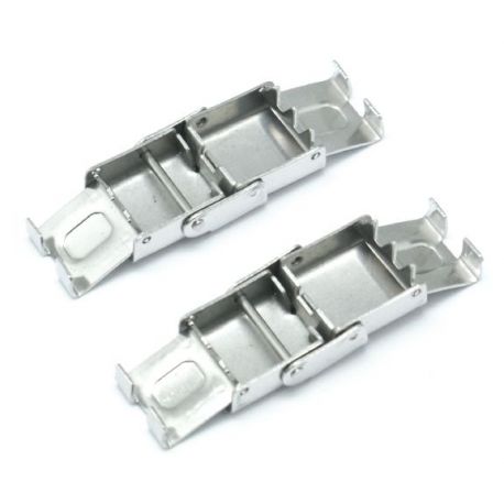 Roostevabast terasest 304 kellatüüpi küünenaha lukk, 26x13 mm, 2 tk, 1 kott MD2031