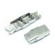 Roostevabast terasest 304 kellatüüpi küünenaha lukk, 26x13 mm, 2 tk, 1 kott MD2031