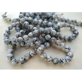 Natural bea herae beads 8 mm., 1 strand . AK1339