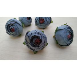 Decorative fabric flower 30 mm, 1 pcs.