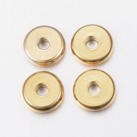 Abstandhalter 304 aus Edelstahl, 10 x 2,5 mm, 4 Einheiten, 1 Beutel II0424