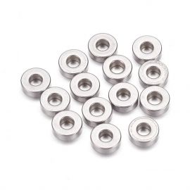 Nerūsējošā tērauda 304 starplikas gredzens, 7x2 mm, 10 gab., 1 maiss