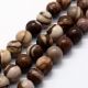 Natural Bea hers beads, 8 mm, 1 strand AK1569