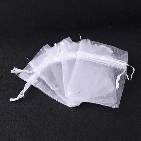 Organza kotid, 9x7 cm, 5 pakki, 1 pakk DEKO299