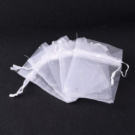 Organza bags, 9x7 cm, 5 pack, 1 pack DEKO299
