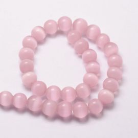 Katzenauge Perlen, 10 mm, 1 Strang