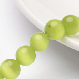 Perlen des Katzenauges. Salatgröße 10 mm