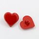 Acrylic button "Heart", 17x17x3 mm, 4 units, 1 bag SAG0042