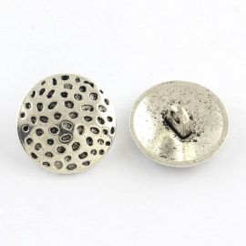 Metal button, 19.5x8 mm, 4 pcs., 1 bag