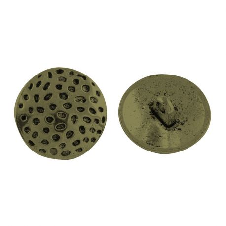 Metal button, 19.5x8 mm, 4 pcs., 1 bag SAG0043