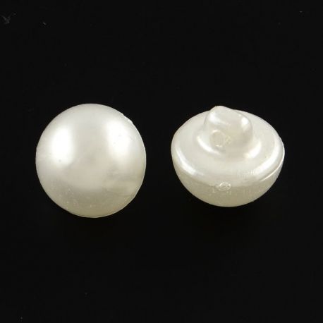 Akrilinė saga "Perliukas", 12x11 mm, 5 vnt., 1 maišelis SAG0045