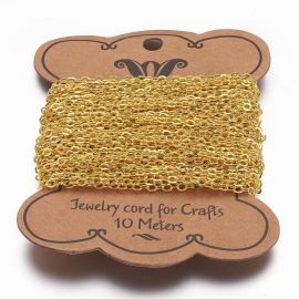 Messingkett, 3,5x3x0,5 mm, ~ 10 meetrit ,, 1 rull