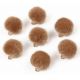Pelzhummeln, 18x16 mm, 2 Stk., 1 Beutel DEKO272