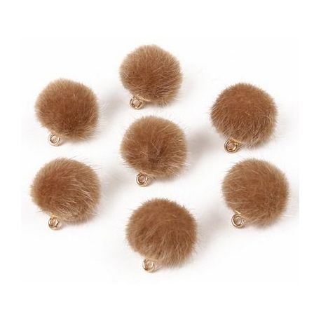 Pelzhummeln, 18x16 mm, 2 Stk., 1 Beutel DEKO272