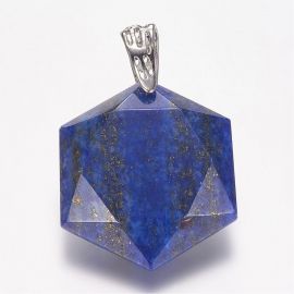 Dabiskais Lapis Lazuli kulons, 41x28x9 mm, 1 gab