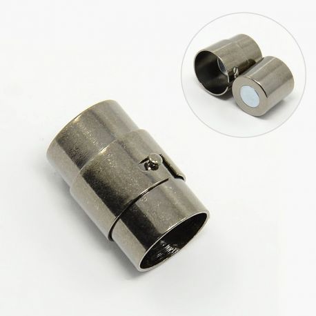 Brass magnetic clasp, 19x12 mm, 2 pcs., 1 bag MD2085
