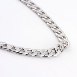 Nerūdijančio plieno 316 grandinėlė su užsegimu karabinu, 3 mm, 1 vnt