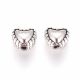 Kaste "Sirds", 5,5x6x4 mm, 6 gab., 1 soma II0443