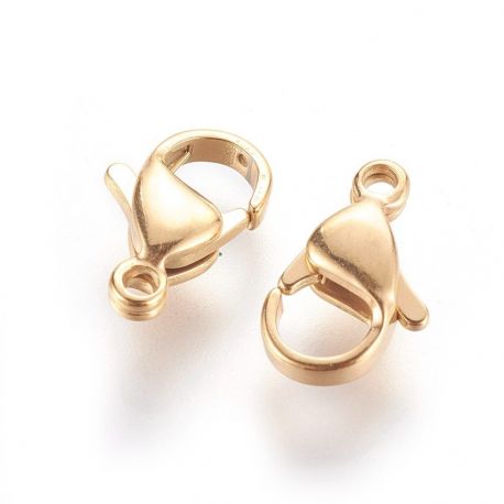 Nerūsējošā tērauda 304 karabīnes aizdare, 12x7x4x mm, 4 gab., 1 soma MD2083