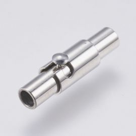 Edelstahl 304 Magnetverschluss mit zusätzlicher Verriegelung, 15x4x4,5 mm, 2 Stk., 1 Beutel MD2100
