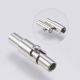 Stainless steel 304 magnetic clasp with additional locking, 15x4x4.5 mm, 2 pcs., 1 bag MD2100