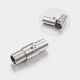 Stainless steel 304 magnetic clasp with additional locking, 18x6.5 mm, 2 pcs