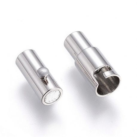 Nerūsējošā tērauda 304 magnētiskā aizdare ar papildu bloķēšanu, 16x5 mm, 2 gab MD2104