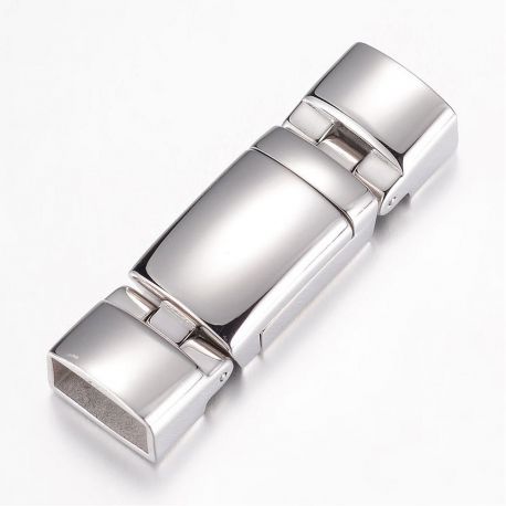 Edelstahl 304 Magnetverschluss mit zusätzlicher Verriegelung, 42x13x8 mm, 1 Stck MD2114