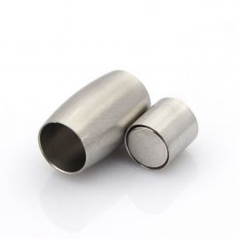 Nerūdijančio plieno 304 magnetinis užsegimas, 14,5x9 mm, 1 vnt