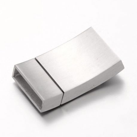 Nerūdijančio plieno 304 paspaudžiamas magnetinis užsegimas, 36x20x7 mm, 1 vnt MD2118