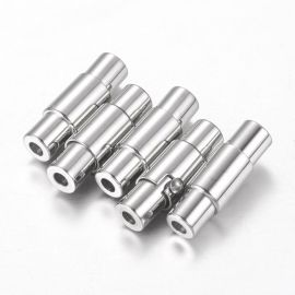 Roostevabast terasest 304 magnetlukk koos lisalukustusega, 17x5 mm, 1 tk