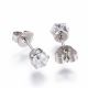 Edelstahl 304 Set - Kette mit Anhänger + Ohrringe mit Zirkoniumauge, 10 mm, 1 Set MD2071