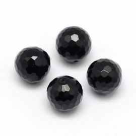 Daļēji urbtas ahāta pērles, 8 mm, 2 gab., 1 maiss