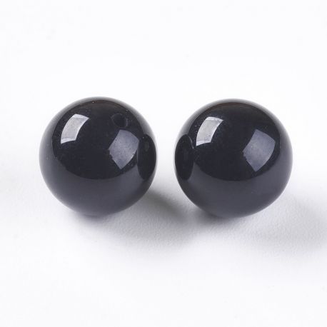 Poolpuuritud ahhaathelmed, 9 mm, 2 tk, 1 kott AK1580