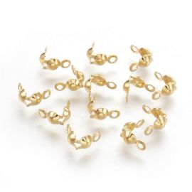 Nerūsējošā tērauda 304 iespīlēts burbulis, 8x4 mm, 10 gab., 1 maiss