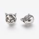Spacer "Kitten Smiley", 8x8x5 mm, 1 tk II0442