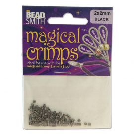 Magical clips 2x2 mm ~100 pcs. 1 bag