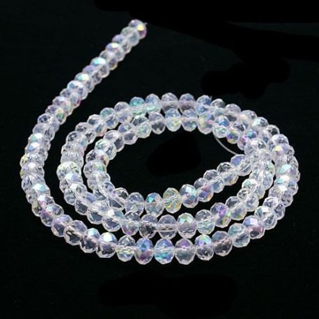 Glass beads 3x2 mm 1 strand KK0311