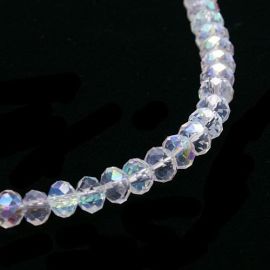 Glass beads 3x2 mm 1 strand