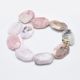 Natural Pink Opal Beads - Pendants 31-36x24-26x2-3 mm 1 pcs AK1624