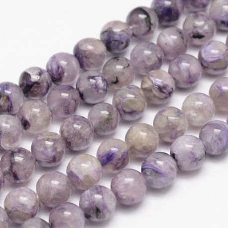 Natural Charoite beads 7-8 mm 1 strand AK1584