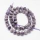 Natural Charoite beads 7-8 mm 1 strand AK1584