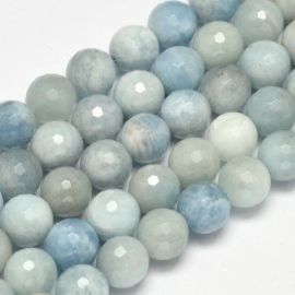Natural Aquamarine Beads 10 mm 1 strand AK1583