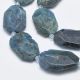 Natural Apatite beads - pendants 31-36x24-26x2-3 mm 1 pcs AK1621